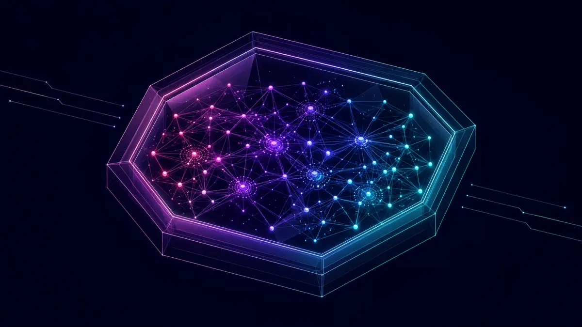 Sieť uzlov uložená v geometrickom trezore