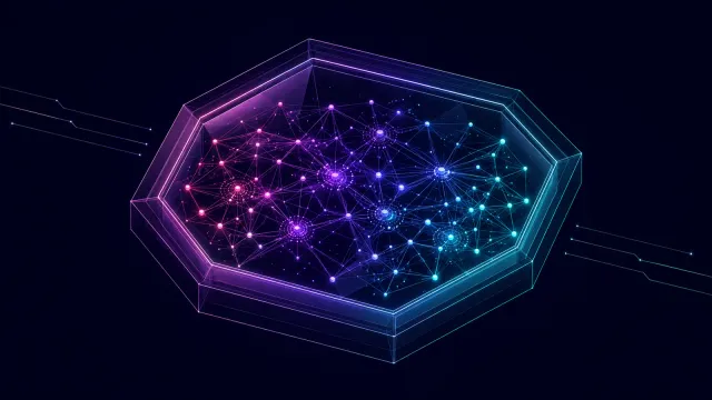 Sieť uzlov uložená v geometrickom trezore