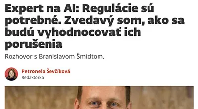 Expert na AI: Regulácie sú potrebné (SME)