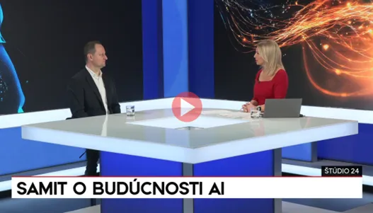 Štúdio 24: Samit o budúcnosti AI (TV JOJ)